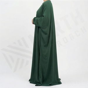 Abaya de Lujo Modesta para Mujer, Vestido Elegante, Jilbab Súper Holgado, Color Personalizado, Nueva Colección - Product Image 3