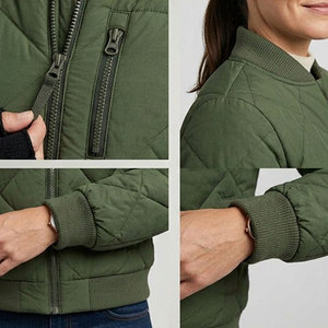 Custom <b>Women's</b> Puffer <b>Jacket</b> Winter Warm Stylish <b>Jacket</b> Breathable Water Resistant Zippered Pocket Quilted <b>Jacket</b> OEM Service - Product Image 4