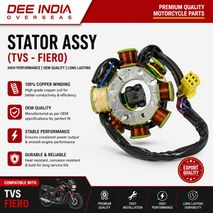 OEM Motorcycle Stator Assembly for <b>TVS</b> Fiero Magneto Coil Generator Charging Assembly Replacement Spare Part - Product Image 3