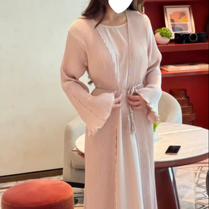 2026 Wholesale Dubai Abaya for Women Hand Work <b>Kaftan</b> Traditional Islamic Clothing and Accessory Designed for Muslims - Product Image 1
