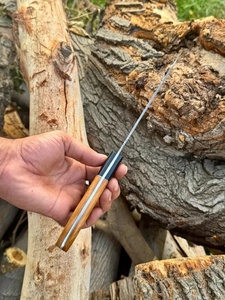 Premium Damascus Pattern Fillet <b>Knife</b> with Olive Wood Handle for Wholesale Buyers Handmade <b>Fish</b> Processing <b>Knife</b> - Product Image 4