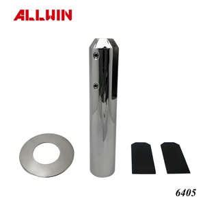 Abrazadera Moderna Cuadrada para Parabrisas, de Acero Inoxidable Dúplex, para Barandales de Escaleras y Pasamanos de Terrazas - Product Image 4