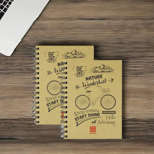 Cuaderno Espiral de Tapa Dura con Diseño de Planta Verde Hong Ha, Impresión Digital de Alta Calidad, Papel de 70 g/m², 200 Páginas, Uso Promocional, Vietnam - Product Image 3