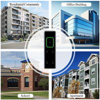 Thinmoo 44mm Ultra Mince Code QR Intérieur/Extérieur Contrôle d'Accès Métallique Gestion Dynamique des Visiteurs Écran LCD Étanche Réinitialisation