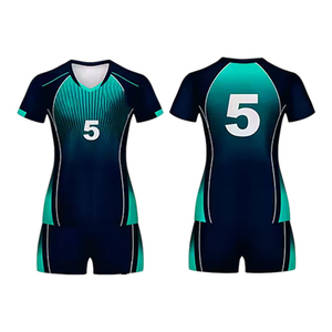 Tenue de volley-ball unisexe, vêtements de sport professionnels, tissu en polyester léger et respirant, coupe confortable, équipement d'équipe durable - Product Image 1