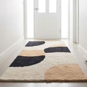Hot Selling Modern Geometric Area <b>Rug</b> Rectangle Plush Wool Acrylic Tufted <b>Thick</b> Pile Rubber Backing Living Room Use - Product Image 5