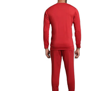 Conjunto deportivo informal para hombre, conjunto deportivo a juego de algodón, camiseta de manga larga y pantalones deportivos para hombre, informal, de verano - Product Image 5