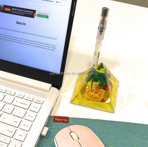 Portaplumas de Papel con Diseño de Animales, Multicolor, Resistente al Agua, Flotante en Líquido, de Acrílico y Plástico, 7.5cm - Product Image 3