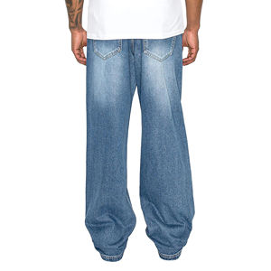 MEESAM LEATHER HOSIERY Jeans de Mezclilla Unisex 100% Algodón de Secado Rápido, Cintura Alta, Corte Recto, Estilo Vintage, para Invierno - Product Image 4
