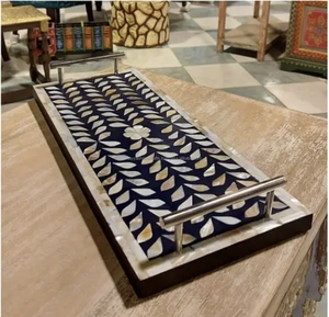 Table du Ramadan Plateaux de service en bois décoratifs Dernière conception pour la maison Hôtel Restaurant Fournitures - Product Image 1