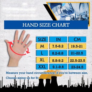 Gants de mécanicien en nitrile de qualité supérieure avec manchette de sécurité, antidérapants, résistants à l'huile et à l'eau, pour usage général - Product Image 5