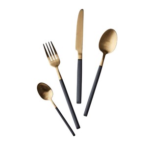 Juego de Cubiertos de Lujo de Acero Inoxidable con Acabado Martillado en Cobre, Diseño Moderno, para Bodas y Hoteles, Precio Excelente y Sostenible - Product Image 3