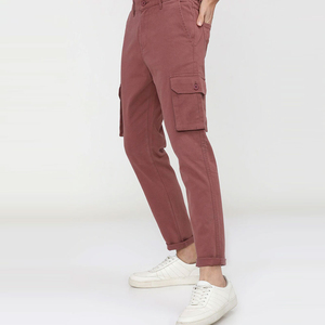 Pantalones Deportivos Cargo de Cintura Alta para Hombre con Logotipo Personalizado - Transpirables y de Secado Rápido, Pantalones para Hombre Lavados - Product Image 2