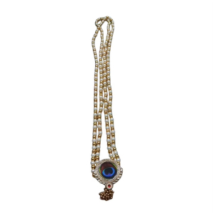 Collier Moti Mala en perles naturelles, chaîne en corde, fait main, bijoux de mariage unisexe, achat en gros - Product Image 5