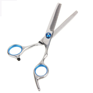 Tijeras de Entresacar Profesionales ZARNAB SURGICAL de Acero Inoxidable 4Cr13 con Punta Cerrada y 28 Dientes, para Diestros, para Uso en Peluquerías y Barberías - Product Image 1