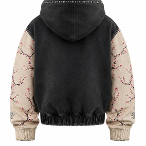 Sudadera con Capucha Personalizada con Estrellas de Diamantes de Imitación para Hombre, Negra, con Gráficos de Cristales en Toda la Superficie, Sudadera de Forro Polar Grueso, Estilo Y2K, Ropa Urbana - Product Image 4