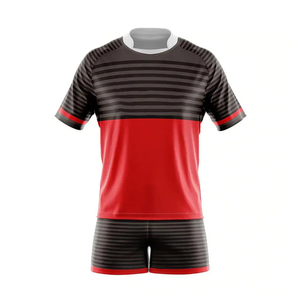 Ensemble de maillots de football personnalisés en gros – Uniforme d'équipe de football par sublimation avec maillot et short - Product Image 4