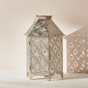 Wholesale Metal Moroccan Designer Metal Candle Holder <b>Lantern</b> for Home Tabletop Decorations - Product Image 4