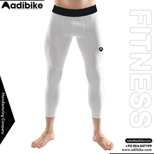 Mallas de compresión 3/4 personalizadas al por mayor con MOQ bajo para fitness - Product Image 5