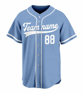 Maillot de baseball personnalisé en gros |   Uniforme de baseball américain personnalisé |   Vêtements de sport légers pour les équipes - Product Image 1