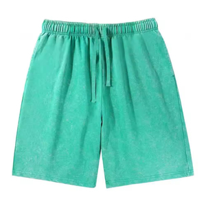 Shorts de survêtement en molleton épais pour homme, coupe oversize, style streetwear, en French Terry, avec cordon de serrage, pour la gym et les loisirs - Product Image 4