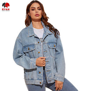 Chaqueta Vaquera Personalizada Ryan Pro Gear para Mujer, Tejido Transpirable y Cómodo con Logotipo Personalizado, Cuello Camisero - Product Image 1