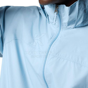 Veste de pluie à capuche d'hiver avec fermeture éclair frontale lisse, écologique et respirante pour homme, pour un usage quotidien - Product Image 4