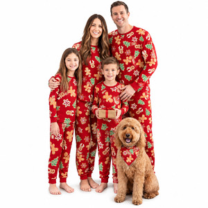 Women <b>Christmas</b> Tracksuit Set Custom Print <b>Long</b> <b>Sleeve</b> <b>Top</b> Pants Cozy Winter Pajama Loungewear Set Festive Family <b>Christmas</b> Set - Product Image 1