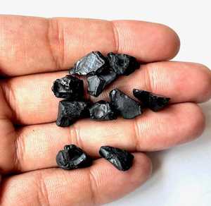 Pieces <b>Raw</b> Black Spinel <b>Crystals</b> Natural Rough Gemstones Jewelry Making Loose Mineral Stone Bulk Wholesale Supplier - Product Image 3