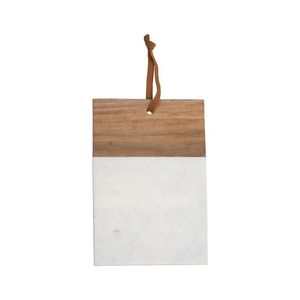 Tabla de cortar de lujo para cocina, de mármol y madera, para preparación de alimentos, bandeja de servir y accesorio decorativo para encimera. - Product Image 1