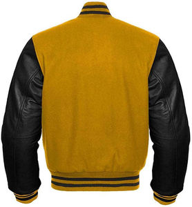 Veste en laine de qualité supérieure confortable pour hommes, style classique, manches longues et impression personnalisée, look streetwear d'hiver - Product Image 3