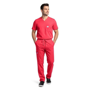 Wholesale Men Medical Doctor <b>Scrub</b> Uniform Cotton Hospital Clothing OEM Custom Logo Breathable <b>Scrub</b> Uniforms Customized - Product Image 4