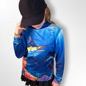Sudadera con Capucha de Forro Polar para Pesca, Unisex, para Adultos, con Estampado Digital, Protección Solar UPF 35, Manga Larga, para Actividades al Aire Libre - Product Image 3