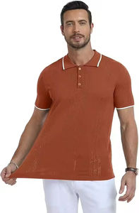 Camisa Polo Elegante para Hombre, Color Sólido Clásico, Manga Corta, Moda de Verano, Ligera, Transpirable, que Absorbe la Humedad, Venta al por Mayor - Product Image 4