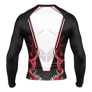 Camiseta de Surf Sublimada con Logotipo Personalizado al por Mayor, Camiseta de Natación para Hombre, 100% Poliéster, Transpirable, de Secado Rápido, Protección Solar Ligera - Product Image 2