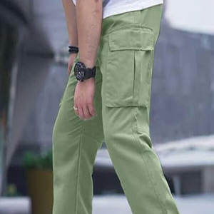 กางเกงจ็อกเกอร์ทรงโอเวอร์ไซส์สำหรับผู้ชาย ผ้าฝ้าย 100% สไตล์ลำลอง ไซส์พลัส ชุดออกกำลังกาย-ดีไซน์ทรงหลวม - Product Image 5