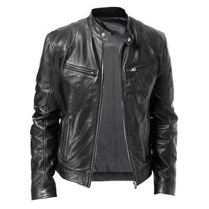 Custom Men’s Leather Biker Jacket <b>Genuine</b> Cowhide Motorcycle Coat Premium Vintage Fashion Winter Jacket OEM ODM Factory - Product Image 6
