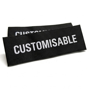 Étiquettes tissées damassées personnalisées haut de gamme pour vêtements, étiquettes de col à coudre haute densité, étiquettes de marque principales personnalisées pour vêtements - Product Image 2