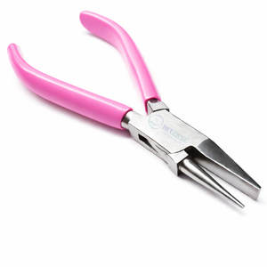 Pince à bijoux de qualité supérieure avec mâchoires rondes et plates pour plier, façonner et former les fils, pour la fabrication artisanale de bijoux professionnels. - Product Image 5