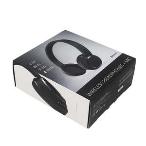 Caja de Regalo de Papel para Auriculares con Logotipo Personalizado Reciclable de Lujo, Caja de Embalaje para Teléfono Móvil - Product Image 1