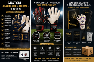 Gants de gardien de but personnalisés, durables, solides, de qualité professionnelle, légers, avec logo personnalisé, marque privée pour le football. - Product Image 3