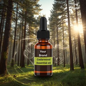 Pure Cedarwood <b>Essential</b> <b>Oil</b> 100% Pure Cold Pressed Aromatherapy Grade COA Certified All Skin Types Moisturizer & Pain Relief - Product Image 3