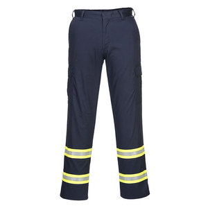 Men's Hi Vis <b>Work</b> Safety Workwear <b>Clothes</b> Multi Pocket Reflective <b>Construction</b> Stretch Working Pants - Product Image 3
