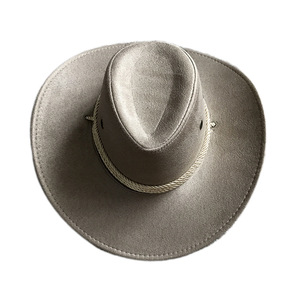 Chapeau de cowboy occidental en gros pour hommes, grand bord, style vintage, pas cher - Product Image 4