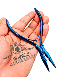 Alicates Multifunción con Recubrimiento de Plasma Azul, Logotipo Personalizado, Herramientas para Extensiones de Cabello, Alicates para Abrir y Cerrar Microperlas, Herramientas de Peinado - Product Image 1