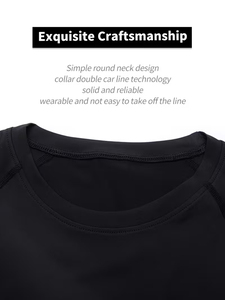 Conjuntos Deportivos de Compresión para Hombre, Hechos a Medida, Transpirables, Ligeros, 100% Algodón, Diseño Sólido, para Entrenamiento de Invierno - Product Image 3