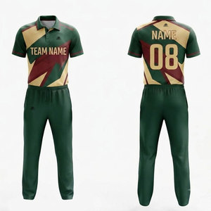 Wholesale Cheap Price Sports Wear <b>Cricket</b> Uniform Best Quality <b>Cricket</b> Uniform 100% Polyester <b>Cricket</b> Uniform - Product Image 1