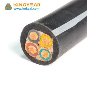 NYY ตัวนำทองแดงพีวีซีหุ้มฉนวนและเปลือกหลายแกน4x25 4X35 4X50 4x70 4x95 4x120สายไฟ - Product Image 1