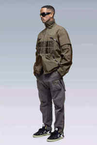 Waterproof Mens <b>Techwear</b> <b>Jacket</b> Tactical Multi Pocket Hooded Urban Streetwear Outerwear Windproof Functional Coat Custom OEM - Product Image 4