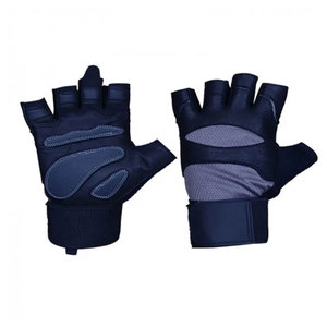 Guantes de Gimnasio de Cuero de Alto Rendimiento con Medio Dedo y Agarre Antideslizante para Entrenamiento, Levantamiento de Pesas y Fitness - Product Image 1